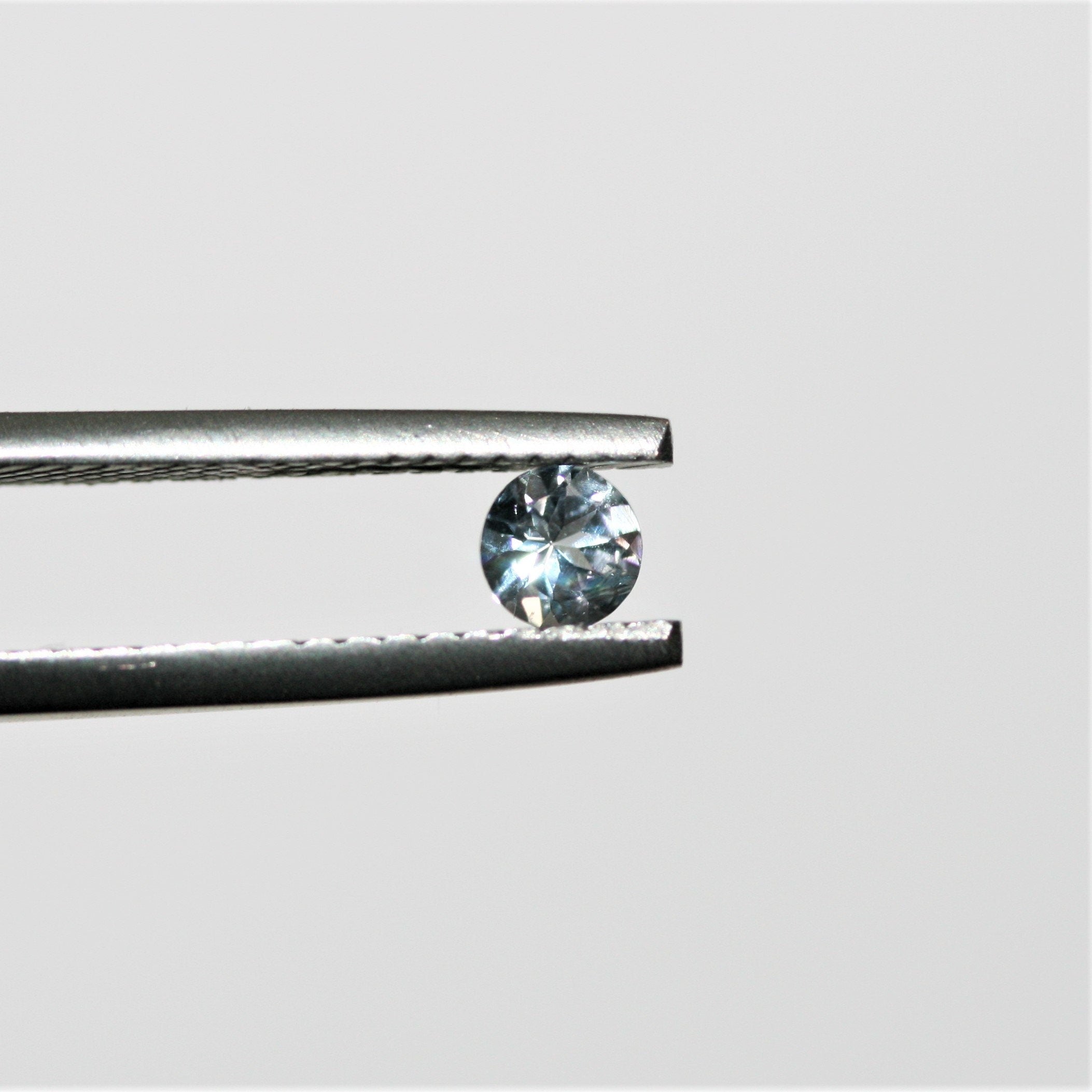 12 Pcs Lot Faceted Round Aquamarine 4mm.- (12 Pieces)