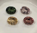 Lote de turmalina multicolor facetada ovalada de 6 x 5 mm (4 piezas) - Paquetes de piedras preciosas - Piedras sueltas precio al por mayor - Gemas naturales