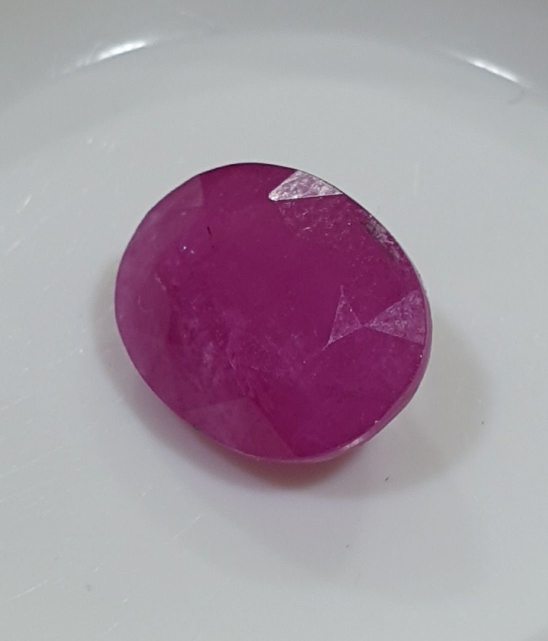 1 Pc Natural Ruby Oval   4.58 CT 11x8.7mm- Natural Gems Red Ruby- Stones For Setting