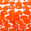 14" St Carnelian Faceted Nugget 10-12mm.Approx.-Strand 35cm.