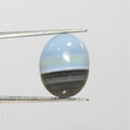 Blue Stripe  Opal Cabochon 15x12mm. (8.29ct.) - Natural Untreated Gem- Unique color- Jewellery Supplies- Inclusion Stones Natural