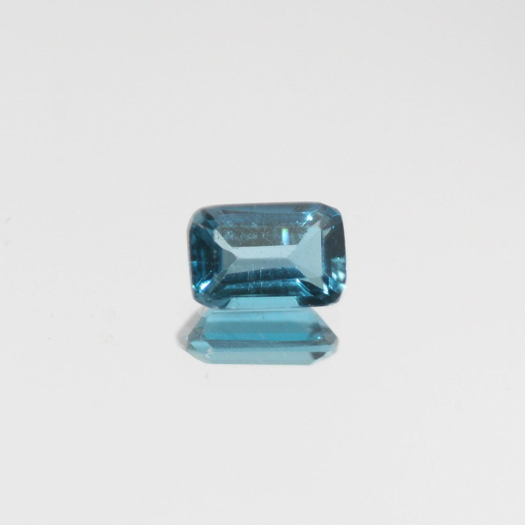 4 Pcs Lot of London Blue Topaz Faceted Octagon 7x5mm.(4Pcs)