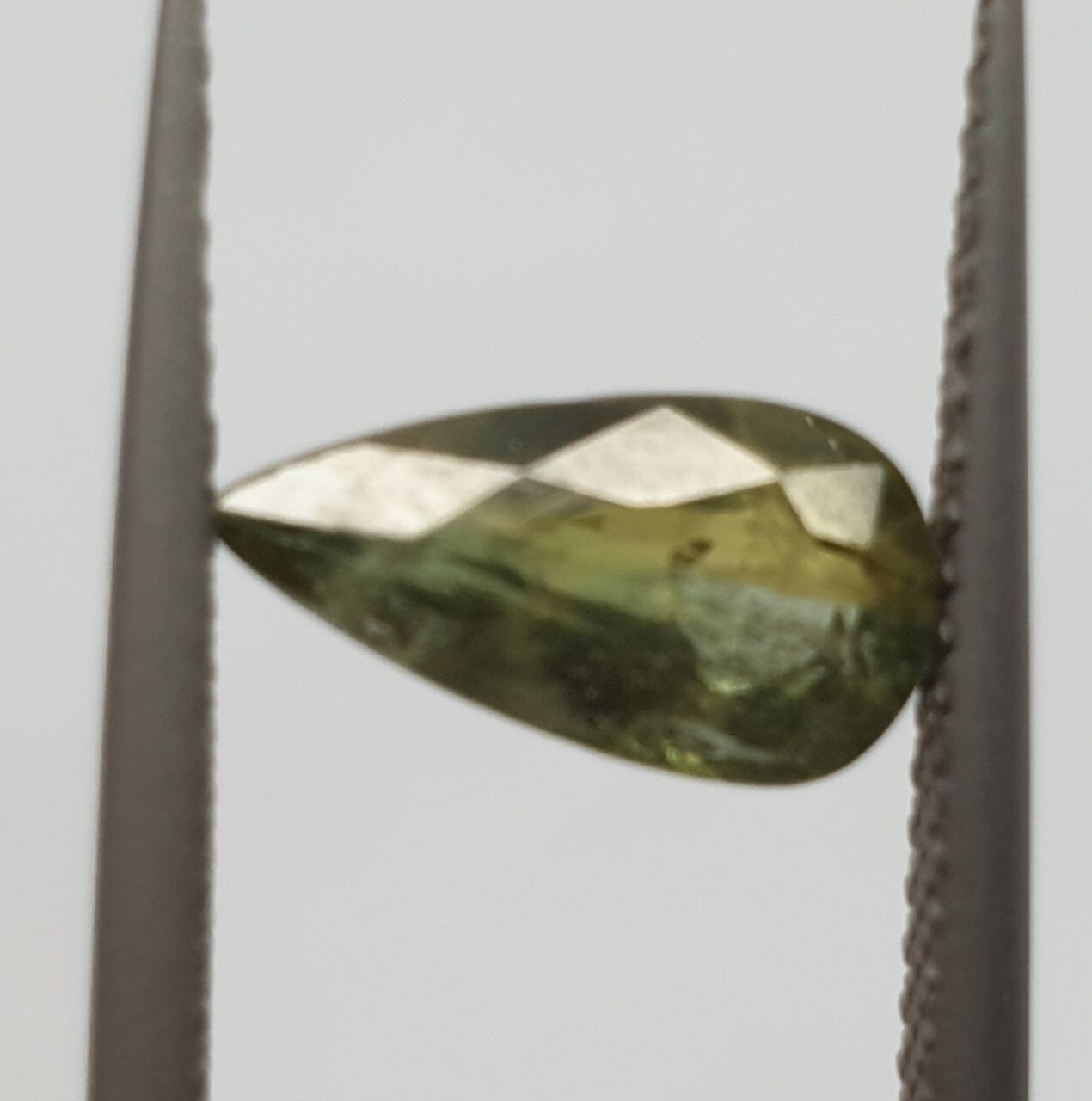 1 Pc Natural Rare Color Green  Sapphire  Drop 10.5x5.5mm 1.73 cts - Wholesale Gemstones- Natural Stones For Jewelry