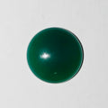 Lote de 4 cabujones redondos de ágata verde (4 piezas) de 20 mm