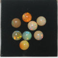 Ethiopian Opal Lot Round Cabochon 6mm.(8 Pcs) -Gemstone Parcels-Loose Stones Wholesale Price