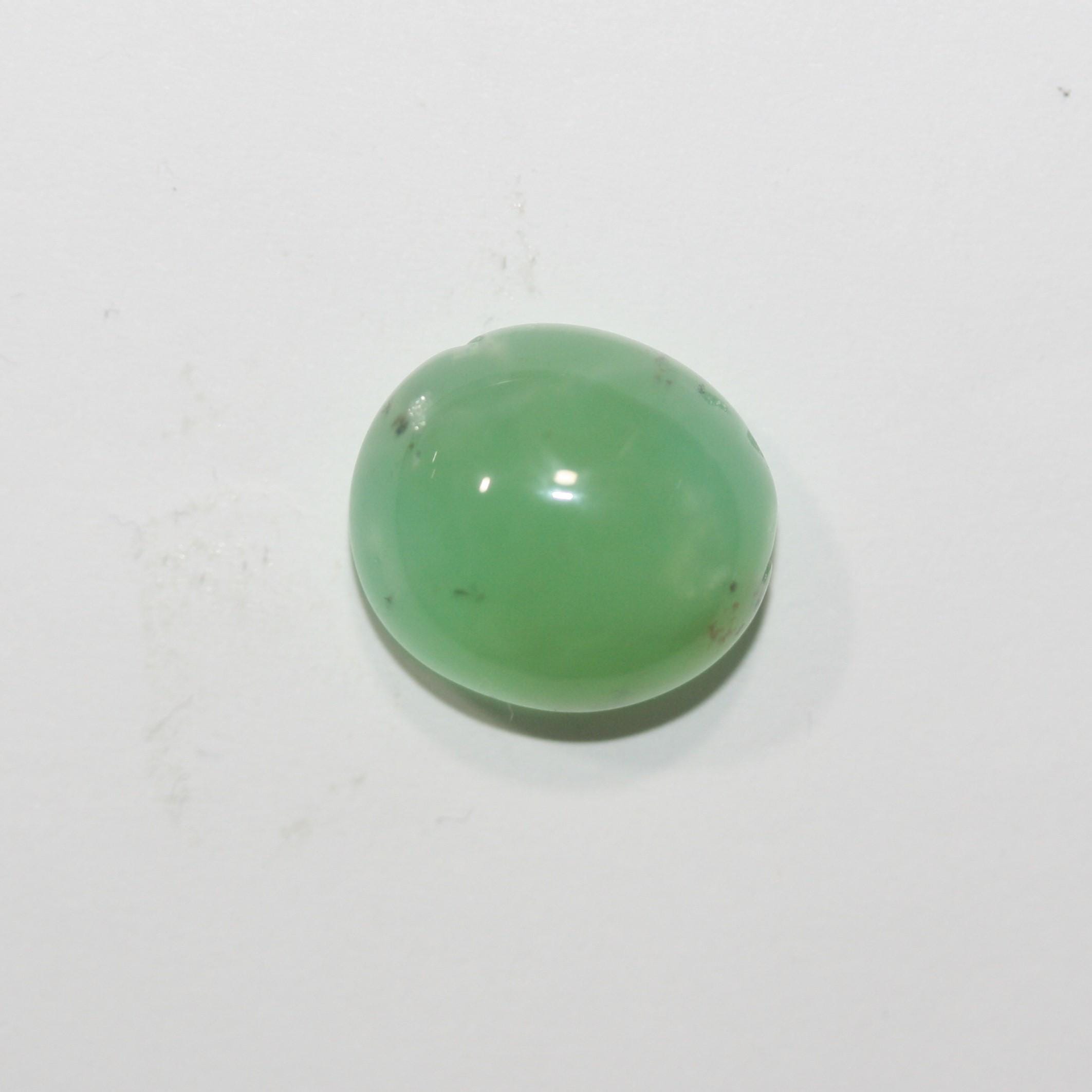 Blue Green Peruvian Opal Cabochon 15.6x14mm 6.32ct - Natural Untreated Gem- Unique color- Jewellery Supplies- Inclusion Stones Natural