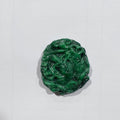 Pendentif en jade vert 50x43mm