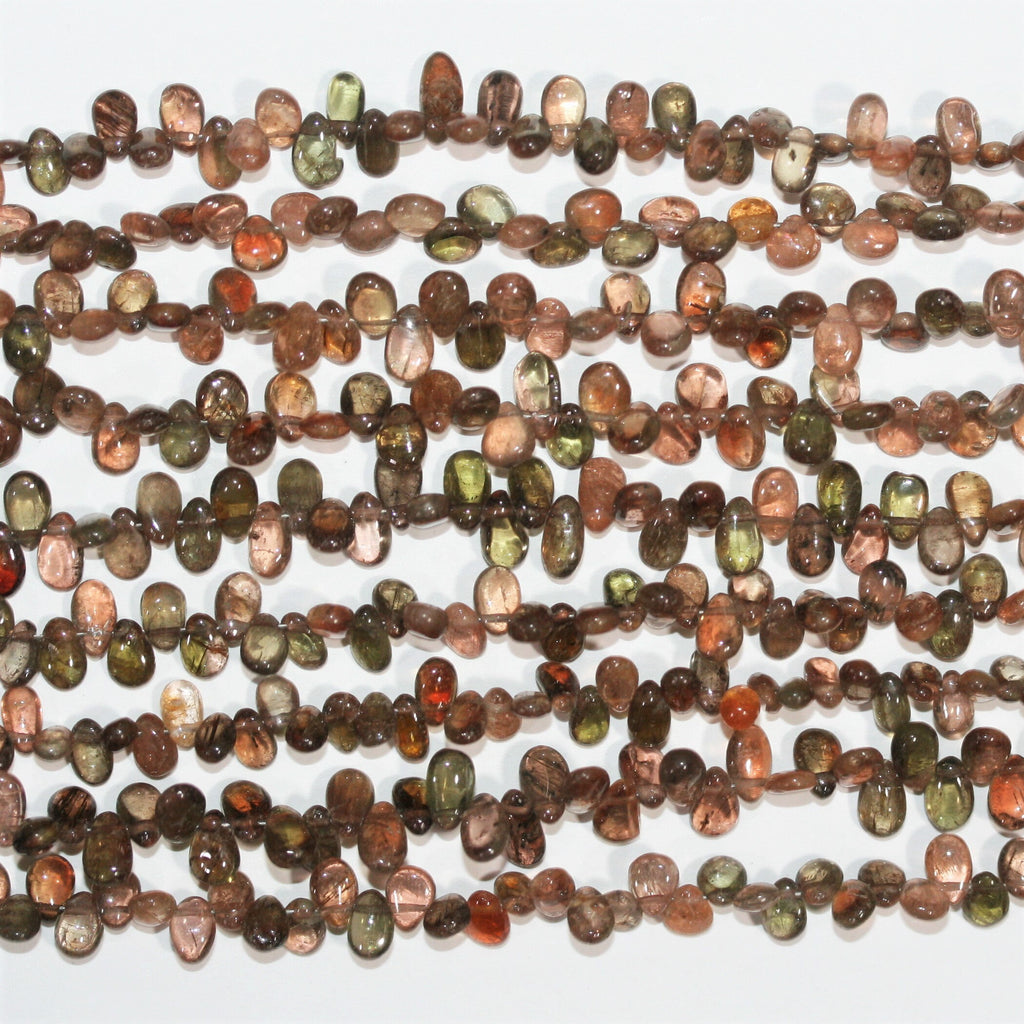 7" Cuentas de Gota Lisa de Santa Andalucia 6x4mm.-Hilo 19cm.