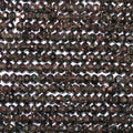 13" St Brown Spinel Faceted Rondelle Beads 4x3mm.-Strand 33cm