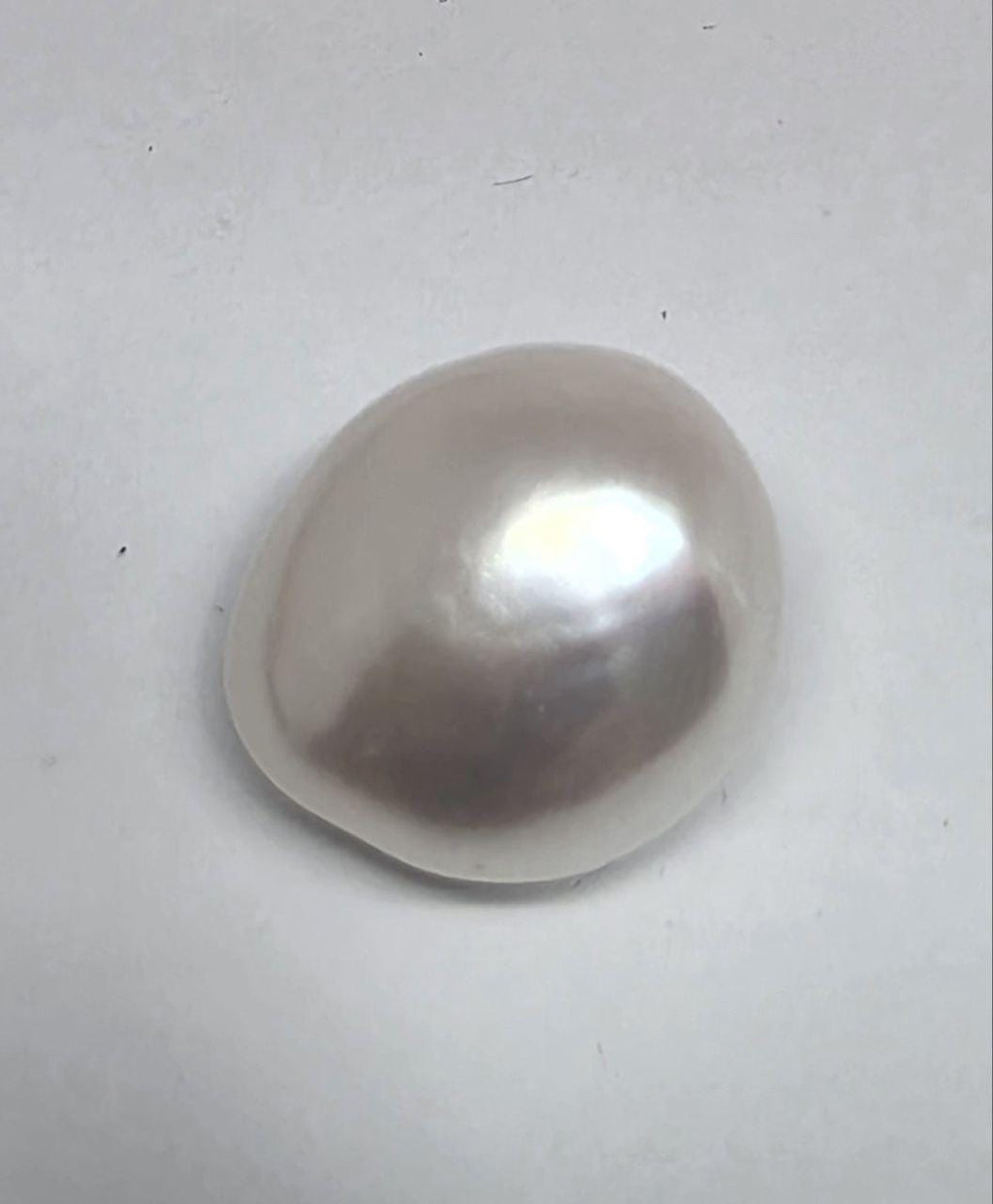 Perla de agua dulce barroca sin perforar, con brillo superior AAA, 15 x 13,3 mm (14,7 ct). Perla natural. Precio por unidad. Pendiente de perla.