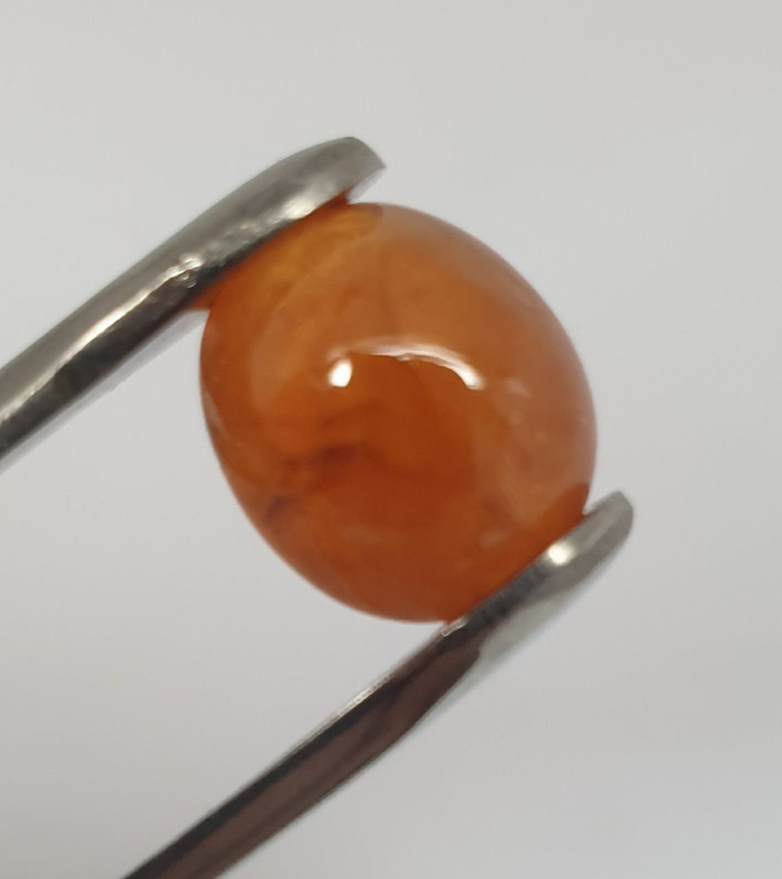 Spessartite Garnet Oval Cabochon 12x10.2mm. (14.42ct.) Fanta Garnet Orange Garnet Spessartite Garnet- Untreated Gem