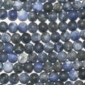 Perles rondes en sodalite St, finition lisse mate, 14 pouces, 8 mm, brin de 38 cm.