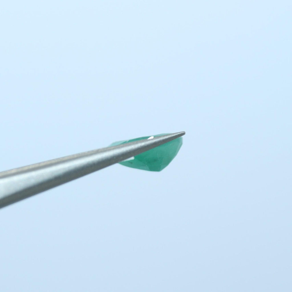 Lote de Esmeralda Gota Facetada 9x6mm.(8Pcs)