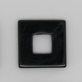 Pendentif carré lisse en onyx 15 mm.