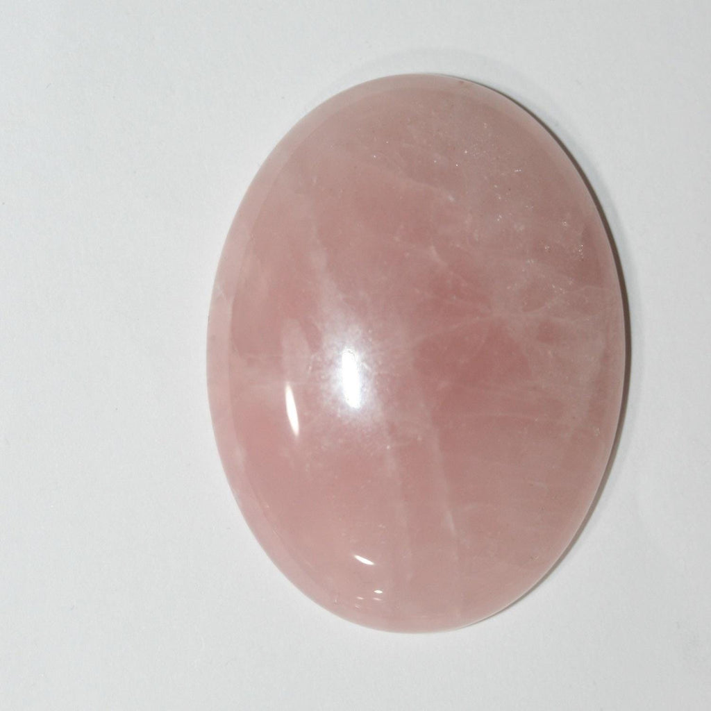 BIG 1 Pcs Rose Quartz Smooth Oval Cabochon 40x30mm. (1 Pcs).