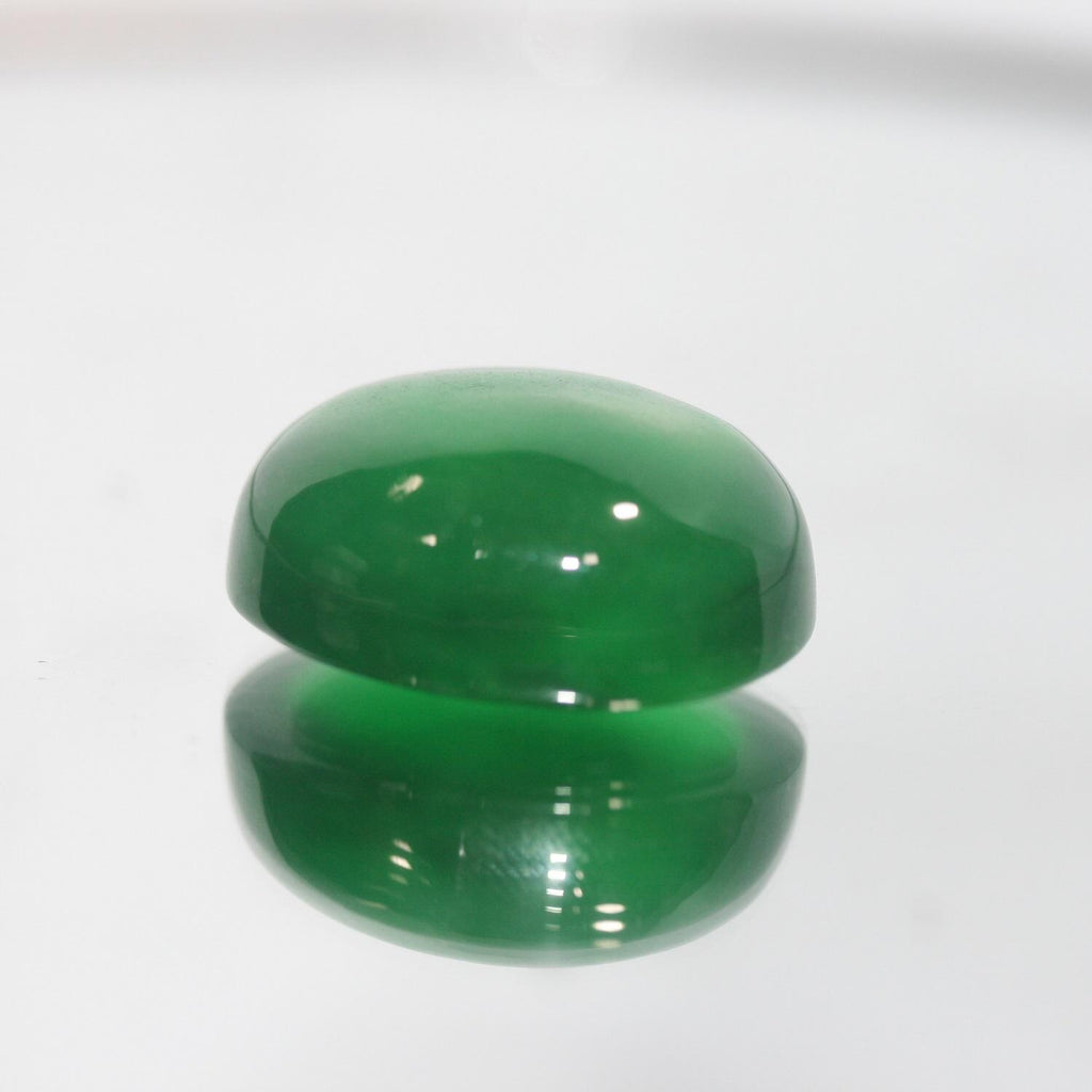 Burma Jade Green Cabochon 55.22ct  24.5x19.6mm- Genuine Gems- Jewelry Supplies