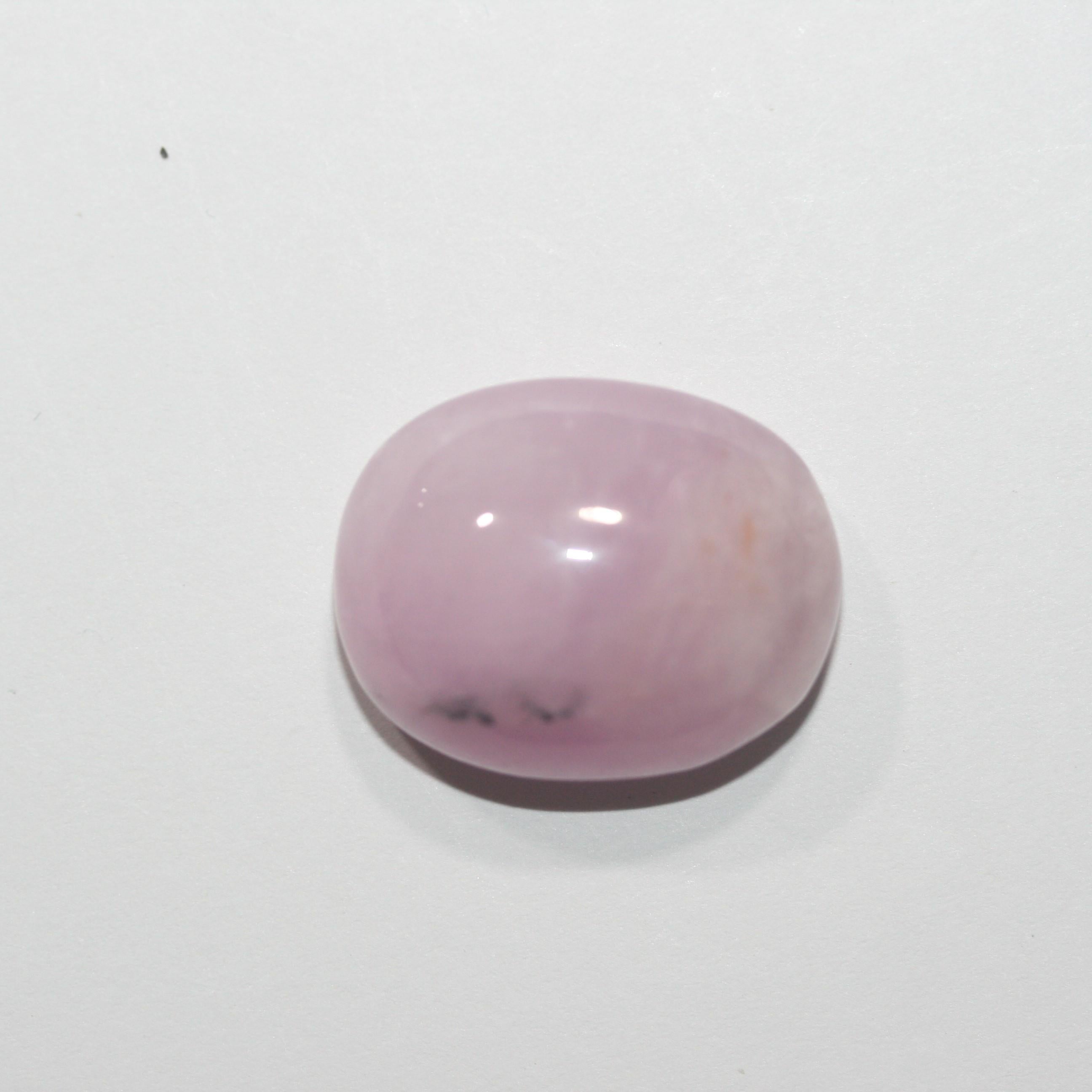 Big Natural Untreated Pink Kunzite Oval Cabochon 22x17.5mm 39.09ct Designer Cabochon