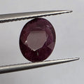 Natural Red Ruby Oval Cut 9.6x7.8mm 2.5ct Pinkish Red Color
