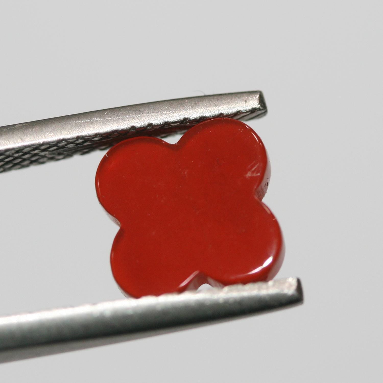 10Pcs Lot Carnelian Flat  Cabochon 8.5mm. (10 Pieces)