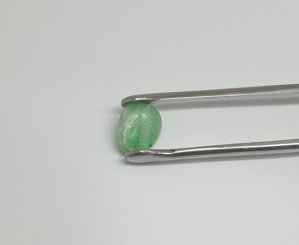 Jadeite Smooth Oval Cabochon 12x9.5mm. (4.22ct.)