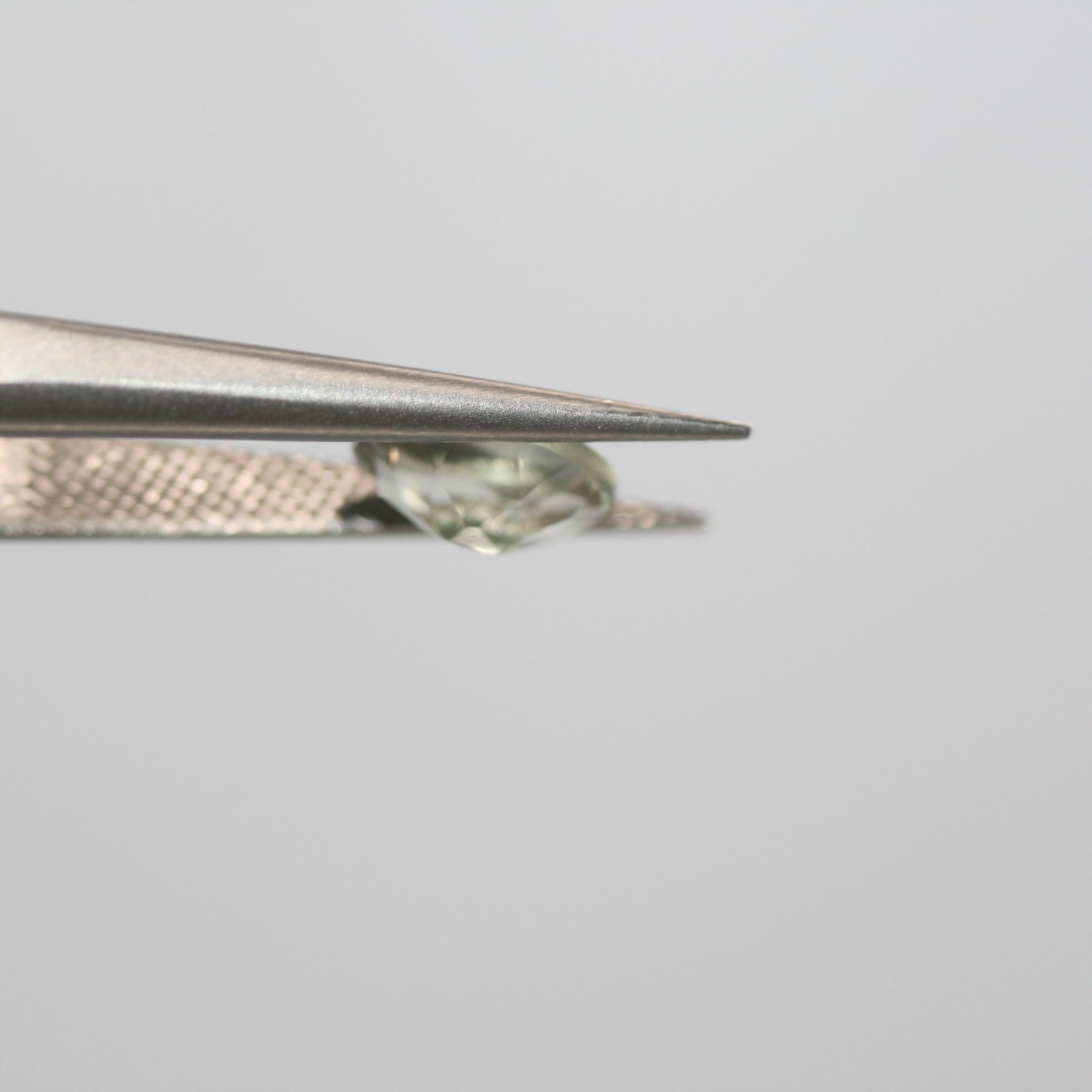 Lote de 4 piezas de prasiolita facetada ovalada de 8 x 6 mm (4 piezas) - Artículo 659LO