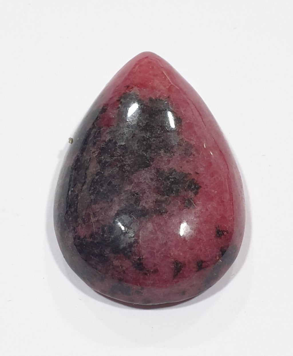 Gros cabochon en rhodonite rose, 39,10 x 26 mm, 94,46 ct - Pierre précieuse naturelle - Qualité supérieure