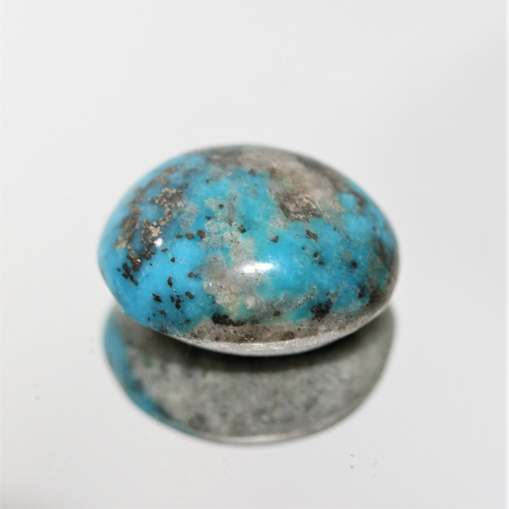Natural Unique Persian Turquoise Cabochon 22.6x17.8mm. - 11mm. Height - (32.65ct.) - Blue Turquoise- Natural Gems- Rare Gems