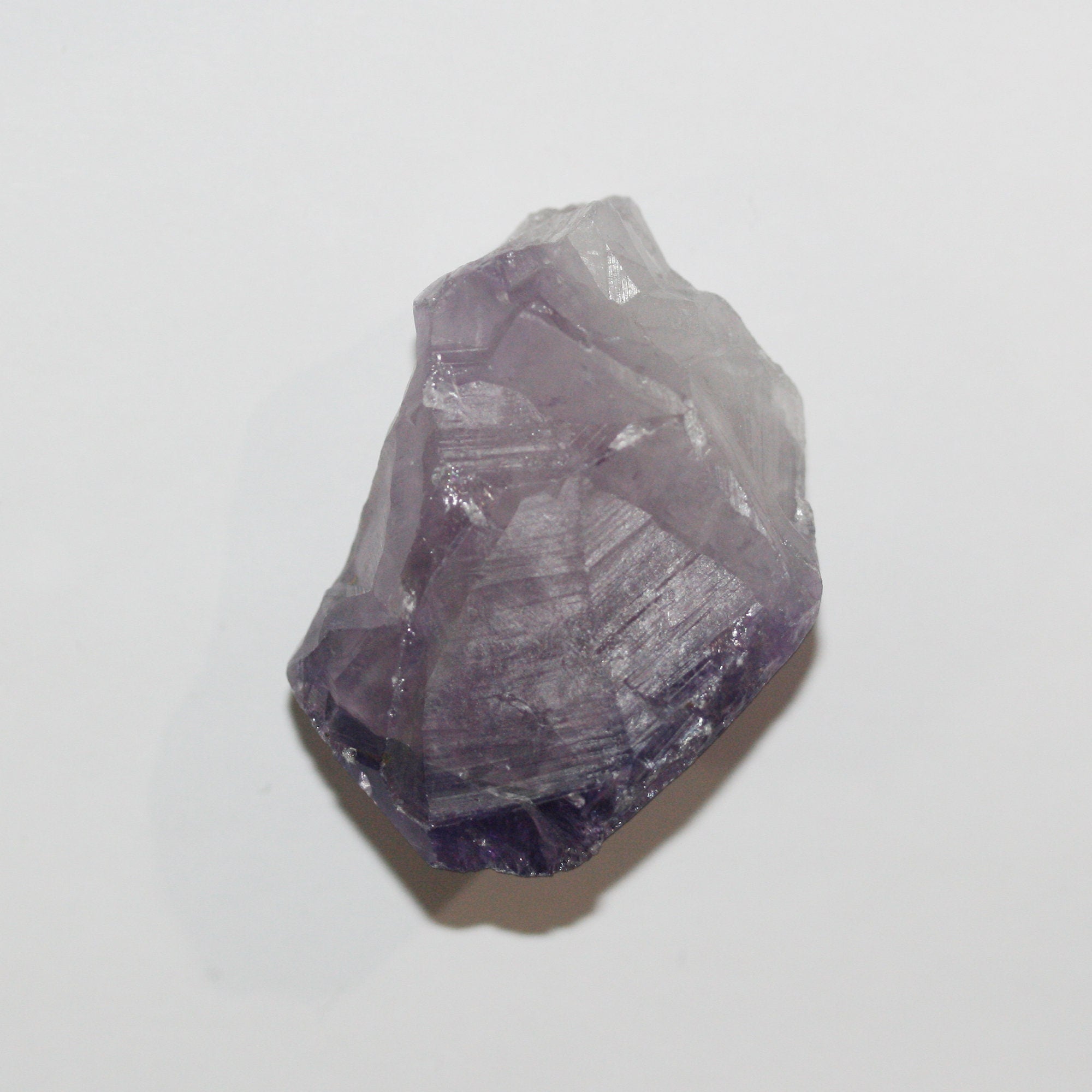 Pendentif en améthyste brute 50x37mm