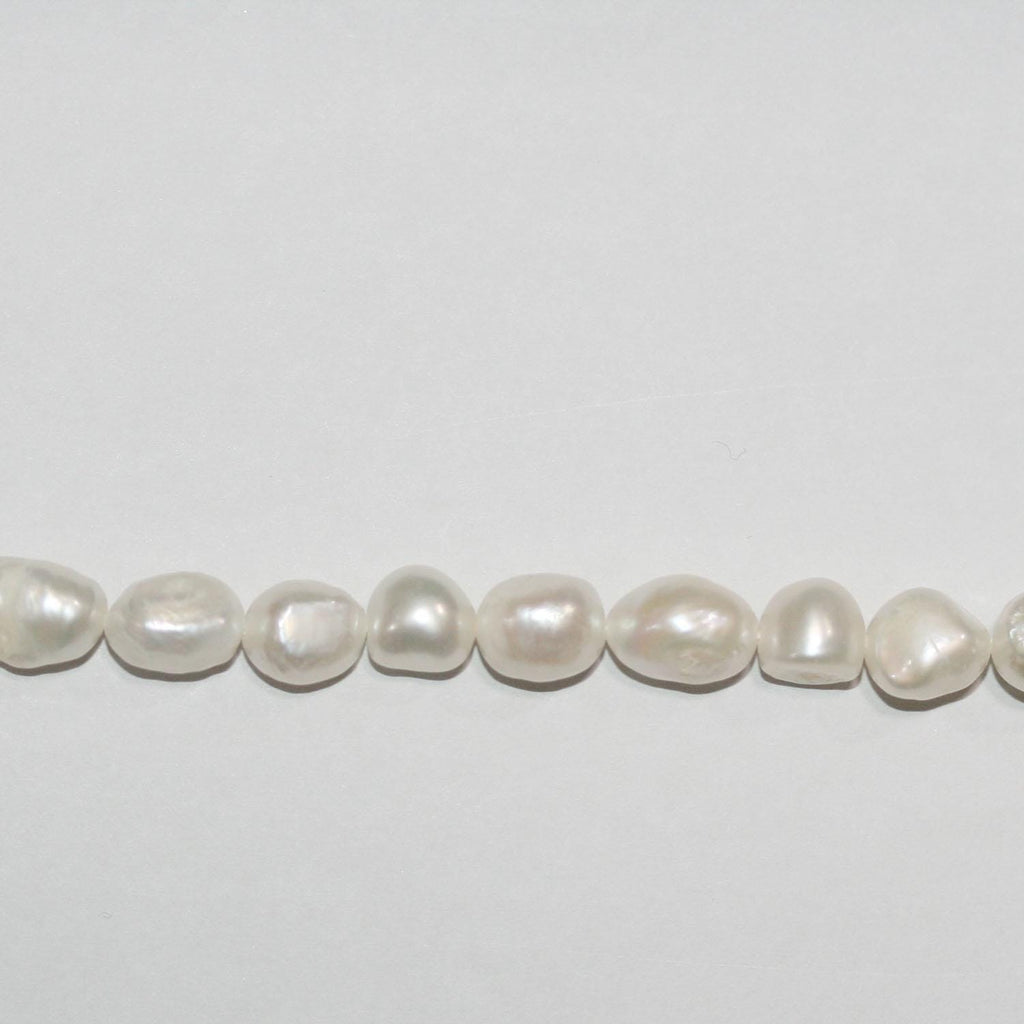 13" St Freshwater Baroque Pearl 7-8mm.Approx.-Strand 34cm  -Natural Pearls wholesale Prices