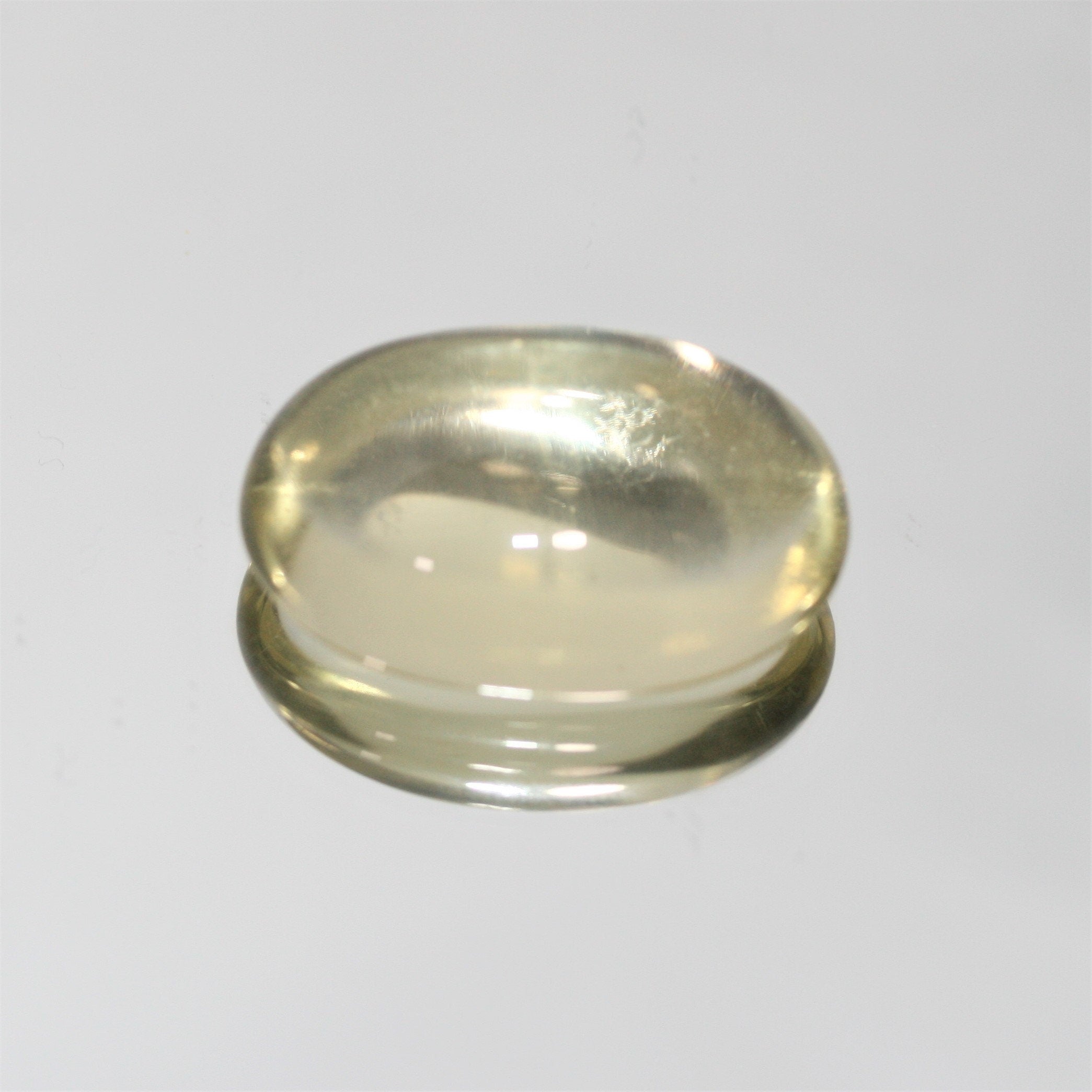 Lemon Quartz Smooth Oval Cabochon 26x17mm. (32.1ct.)