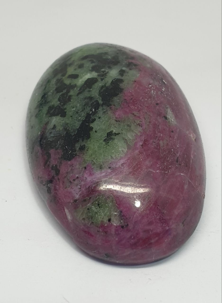 HUGE museum Piece Ruby Zoisite Oval Cabochon 49.3x29.2x13.3mm.-(171.66 ct) Natural Untreated Gemstone