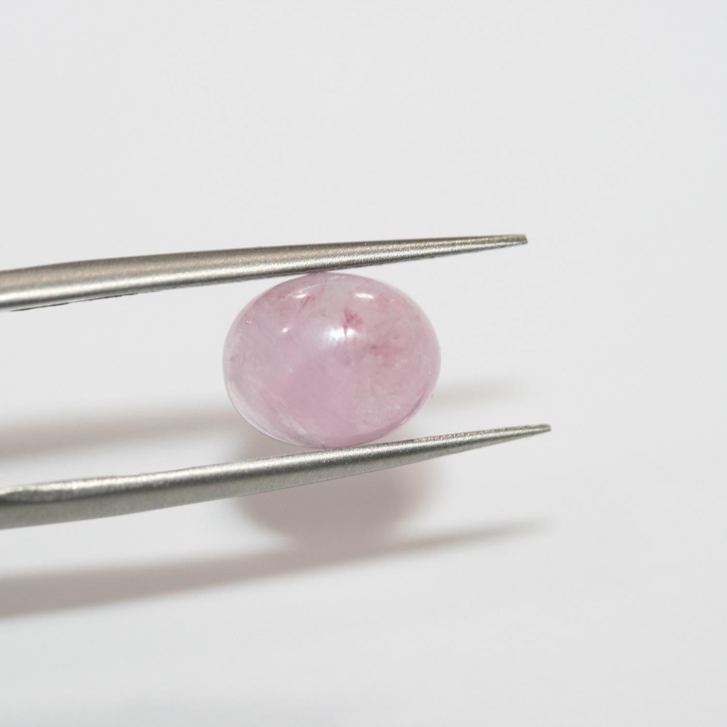Kunzite Oval Smooth Cabochon ( 8 Pcs ) 10x8mm.