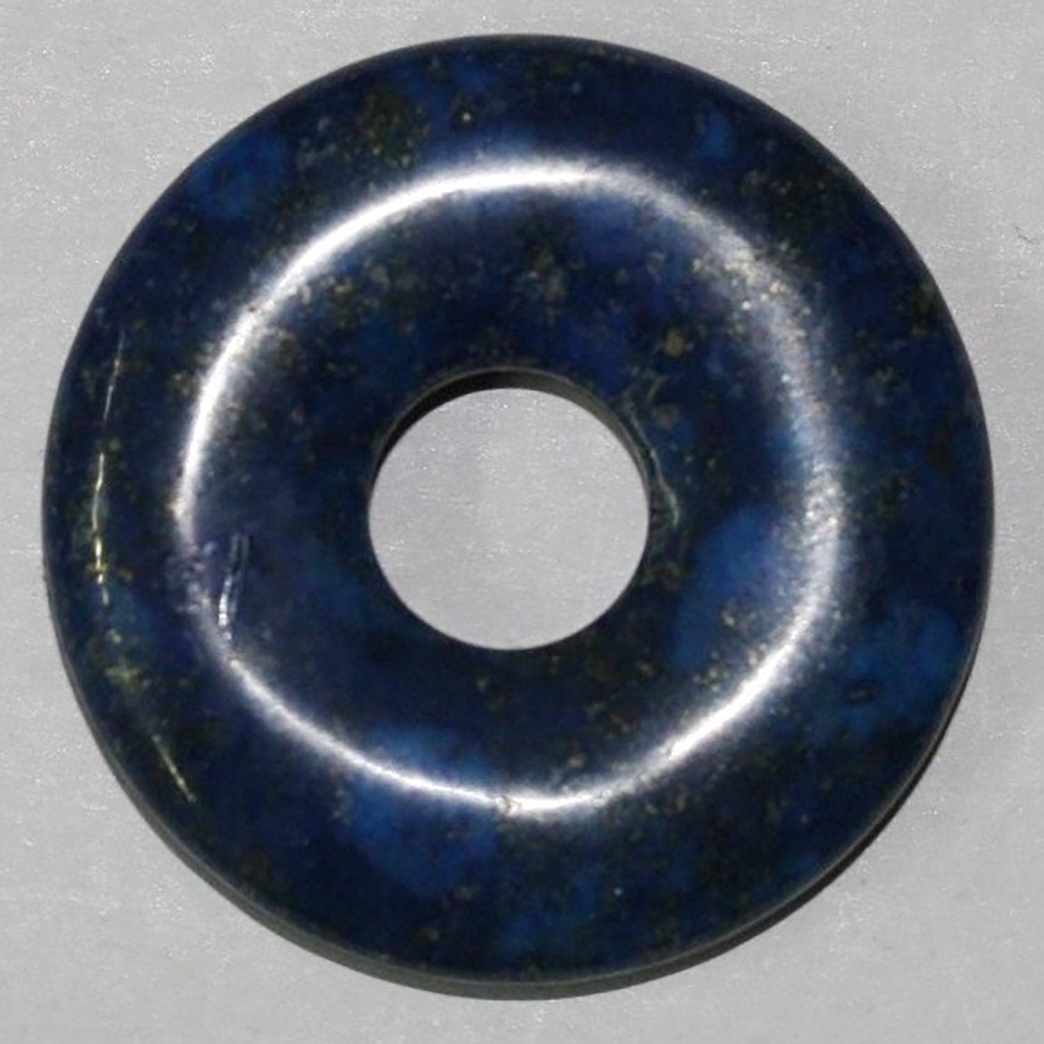 Pendentif rond en lapis-lazuli 35 mm.