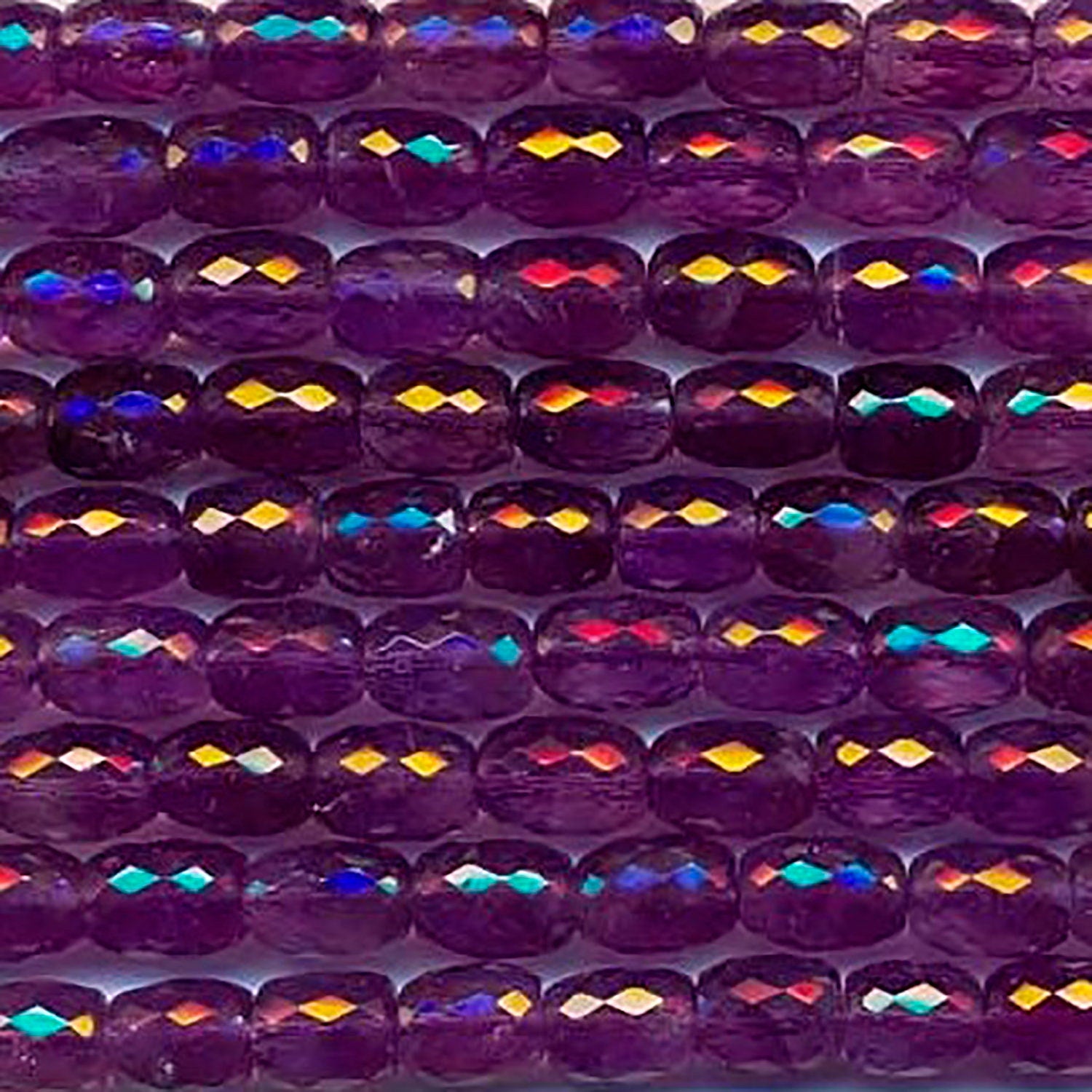 Cuentas de amatista facetadas de barril, 16", 10 x 20 mm, tira de 40 cm