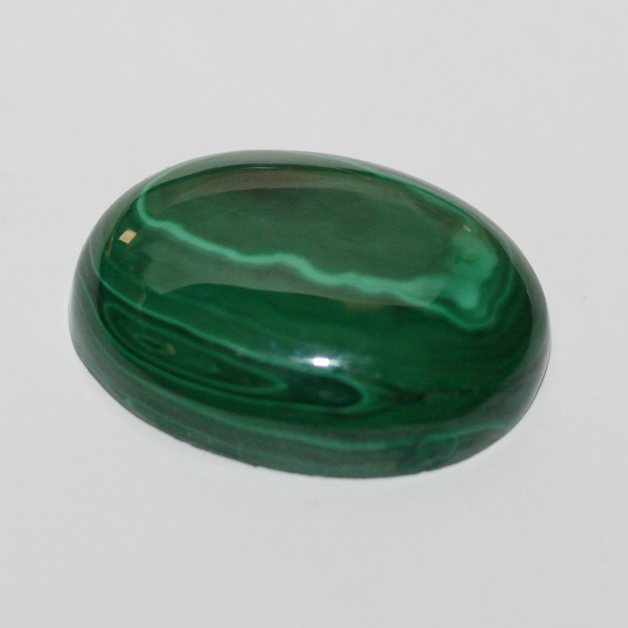 Malachite Oval Cabochon 28x20mm.(55.7ct)