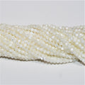 15" St MOP perles rondes lisses 3 mm.-Rig 38 cm.