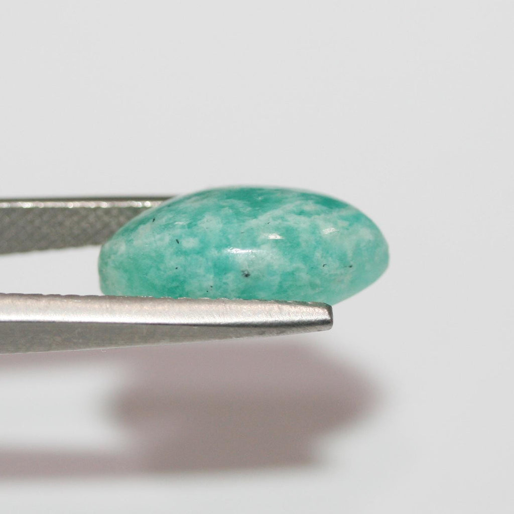 Lote de 4 Piezas Cabujón Amazonita Marquesa 16x8mm.-( 4 Piezas )