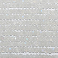 13" St Moonstone Faceted Rondelle Beads 4x3mm.-Strand 33cm