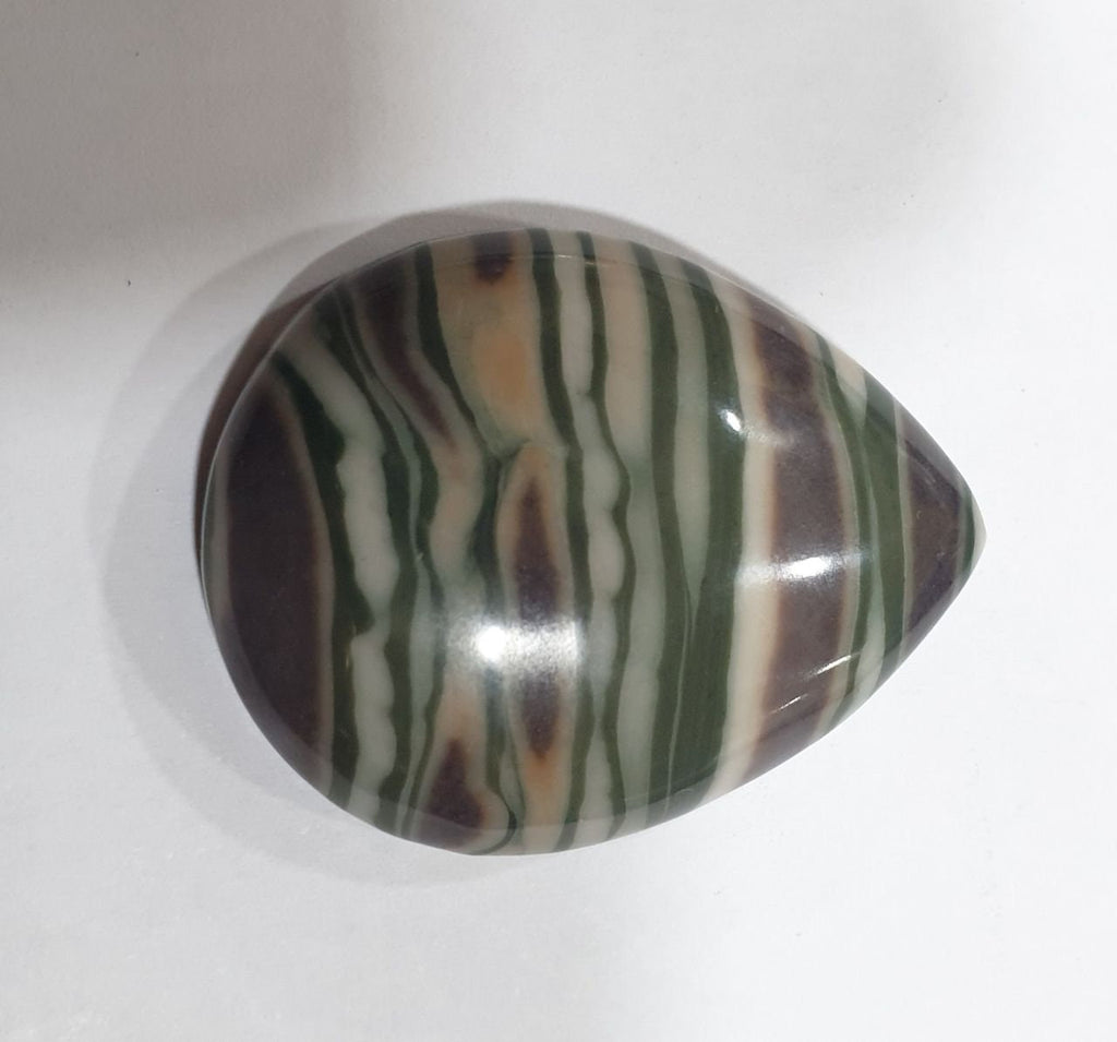 Big Natural Unique Rainbow Calcite Drop Cabochon 95ct  41x31mm 11mm t- Natural Gems- Rare Gems