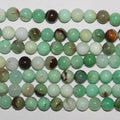 15" Sainte Chrysoprase Perles Rondes Lisses 10mm.-Rig 39cm.