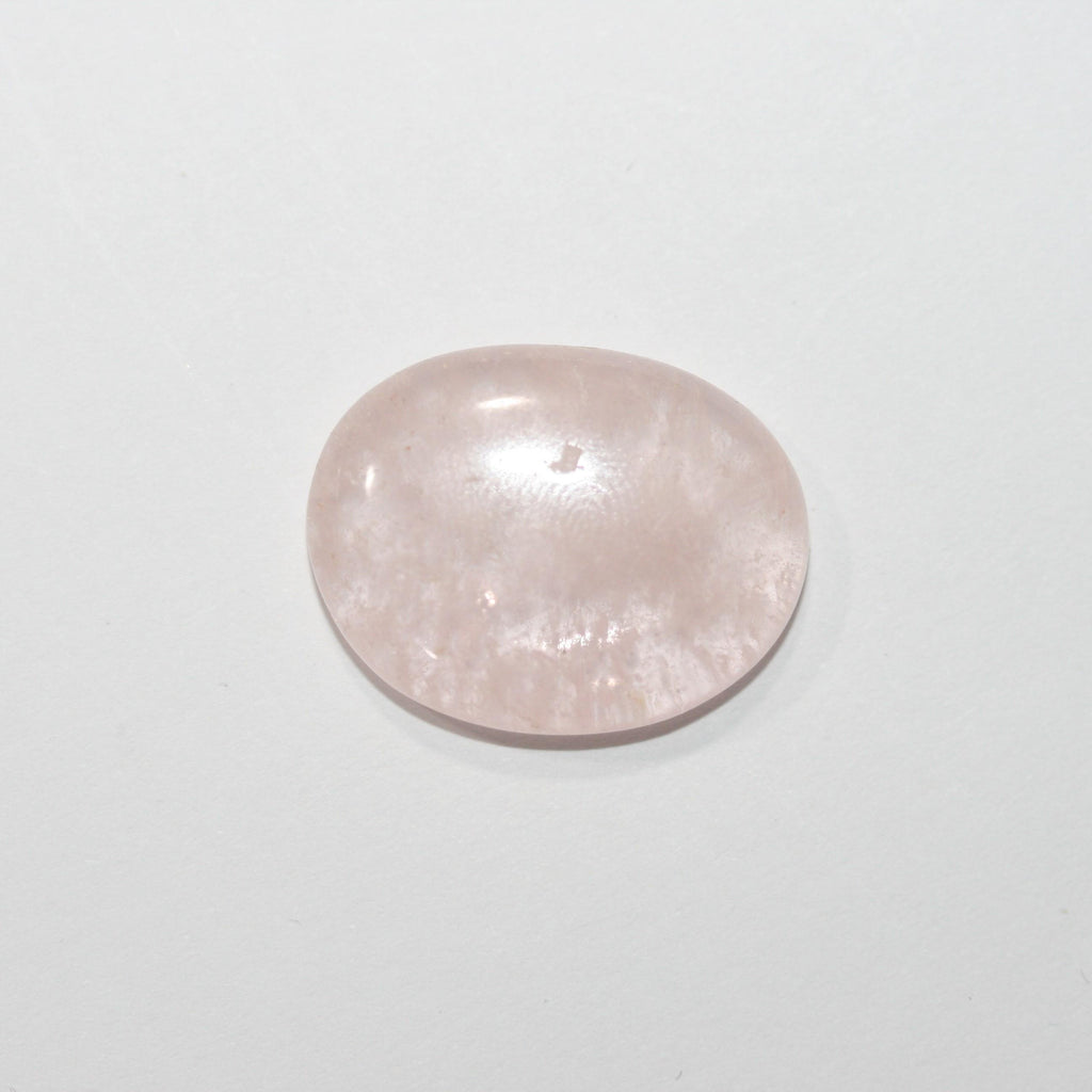 Morganite Cabochon Oval Shape Flat Back 14.07ct 20.4x16.1mm- Untreated Gemstone- Jewelry Supplier