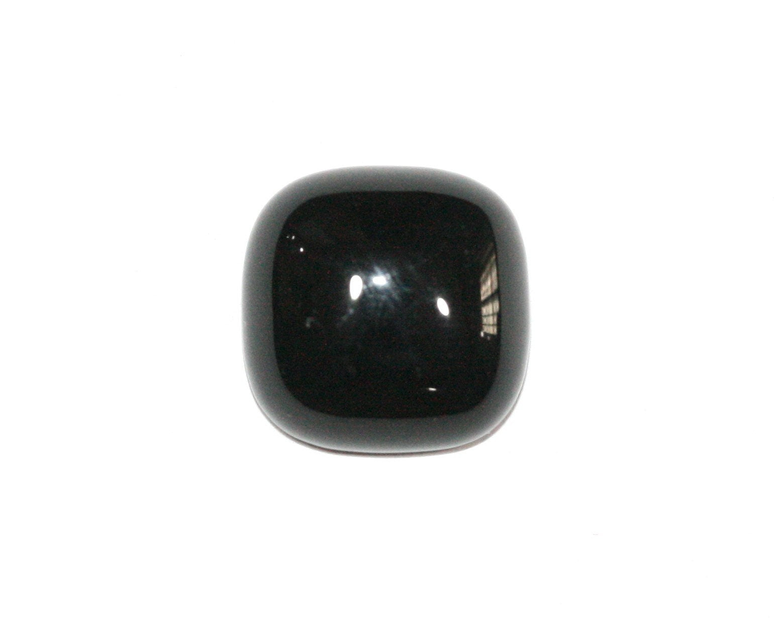 Lote de 6 piezas de cabujón cuadrado de ónix de 14 mm. (6 uds.).