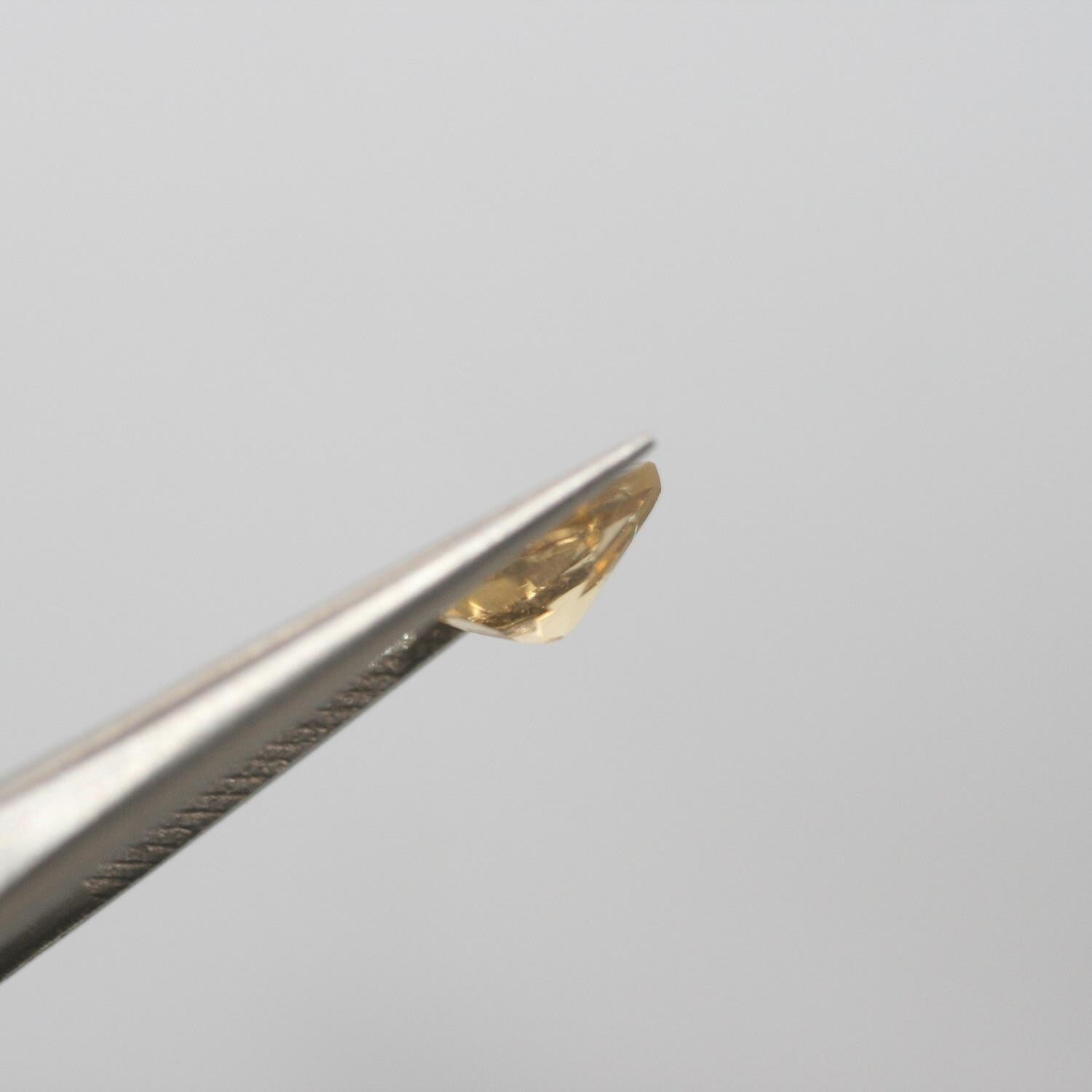 Lote de 8 gotas de citrino facetadas de 8 x 6 mm. (8 piezas).