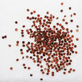 Lot de grenats ronds à facettes de 1 mm à 2 carats