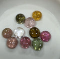 Tourmaline Lot Round Cabochons 4-4.2mm.-(10pcs)  -Gemstone Parcels-Loose Stones Wholesale Price