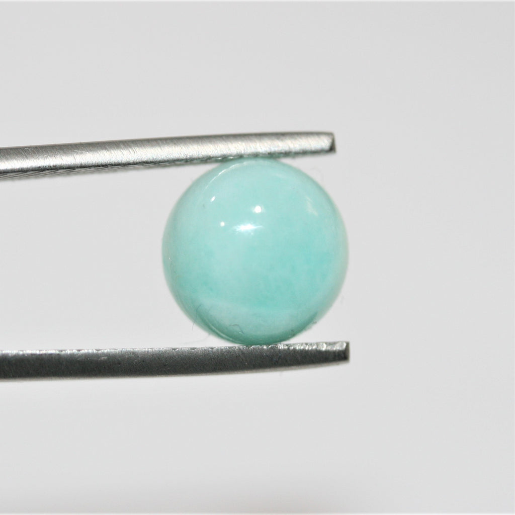 Peruvian Amazonite Round Cabochon ( 6 Pcs) 10mm
