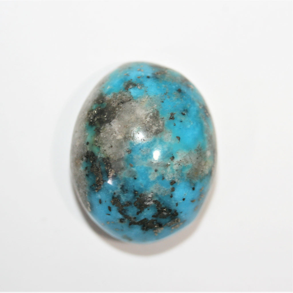 Natural Unique Persian Turquoise Cabochon 22.6x17.8mm. - 11mm. Height - (32.65ct.) - Blue Turquoise- Natural Gems- Rare Gems