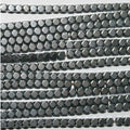 Cuentas cúbicas facetadas de hematita plateada de 16" (2 mm) - Hilo de 40 cm