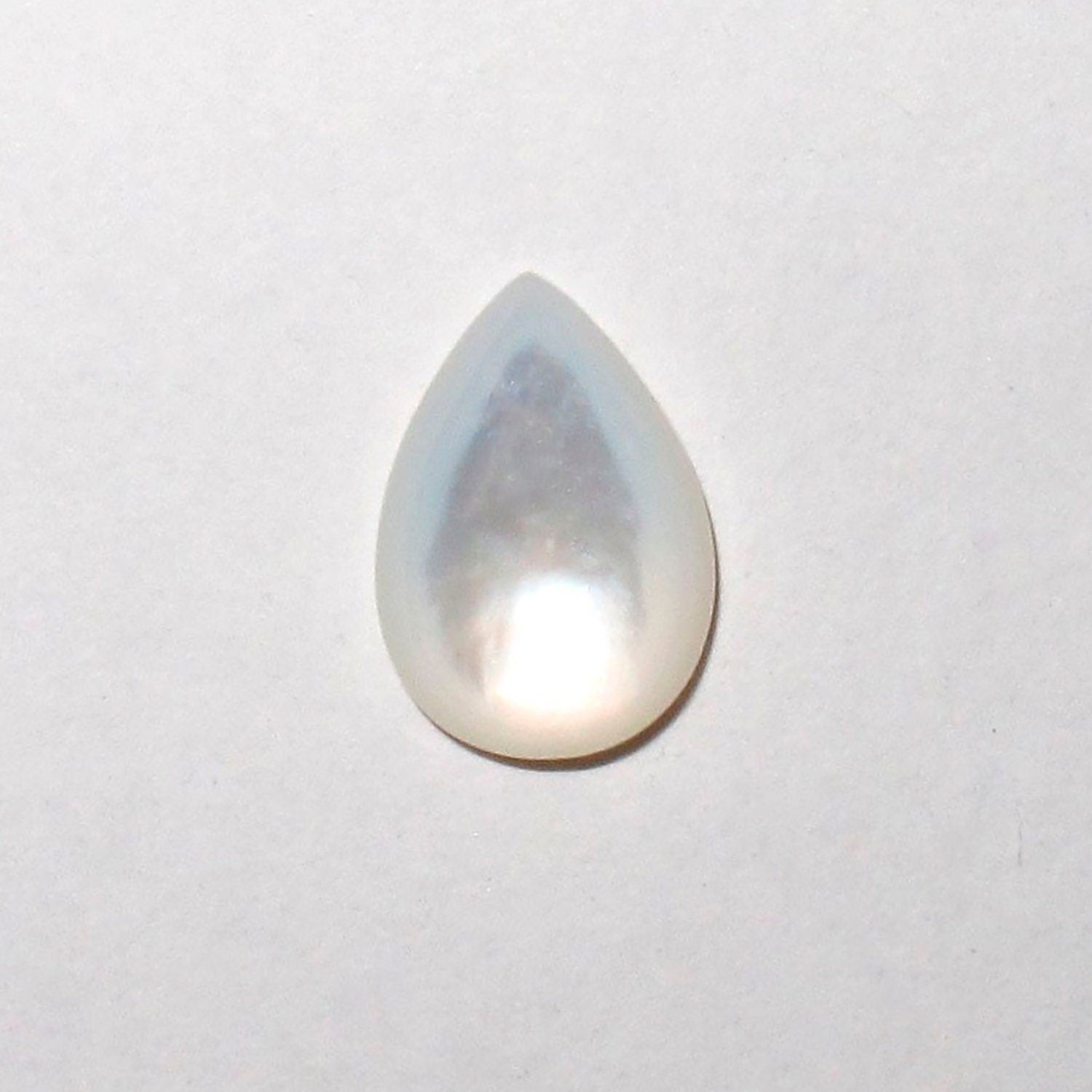 Lote de 8 cabujones de madreperla MOP de 10 x 7 mm. (8 uds.)