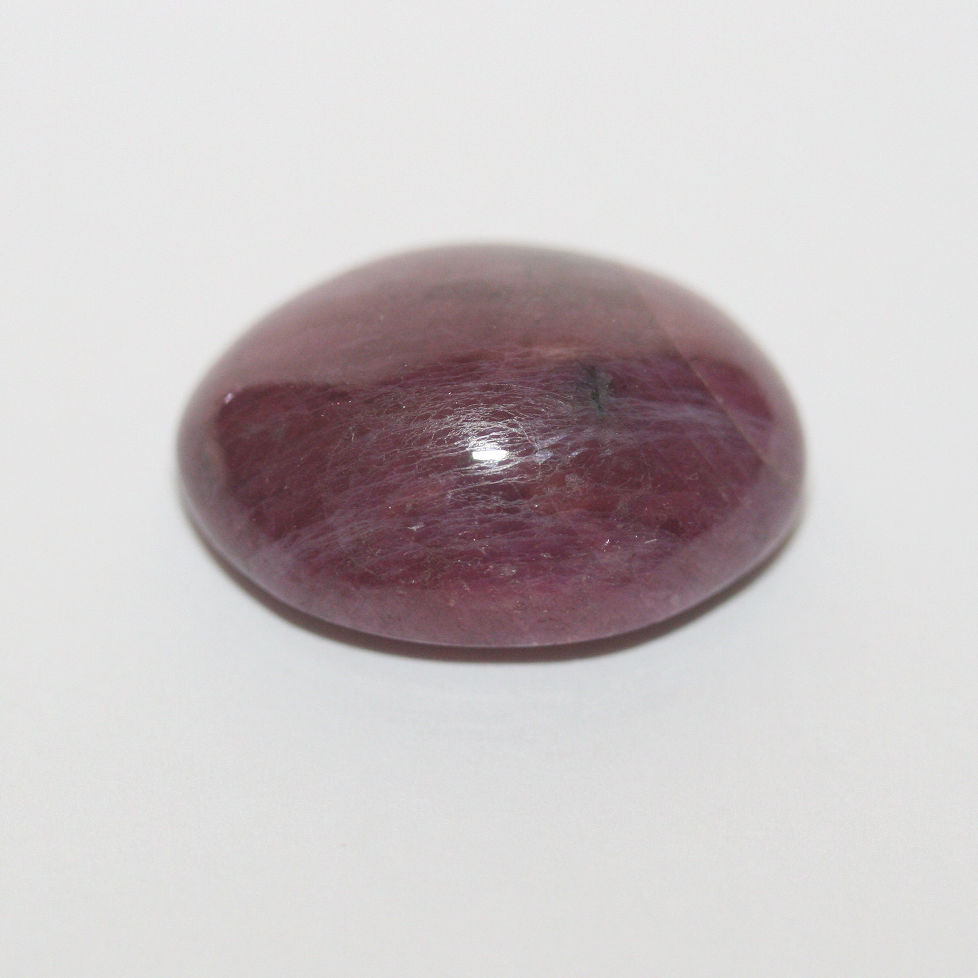 Ruby Oval Cabochon 17.4x12.7mm.-(15.4ct) Natural Untreated Gemstone